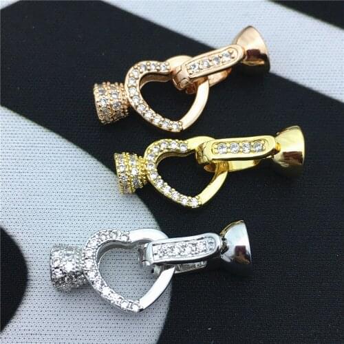 Pearl necklace bracelet clasp, 18 k gold plated clasp connector, maintenance of DIY accessories material.YLPJ