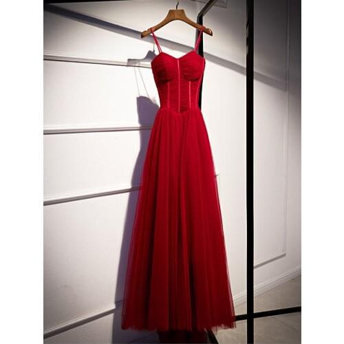 Sweetheart Evening Dresses Long Floor Length Party Gown Formal For Women A-line Evening Dress Long Dress Robe De Soiree 2020