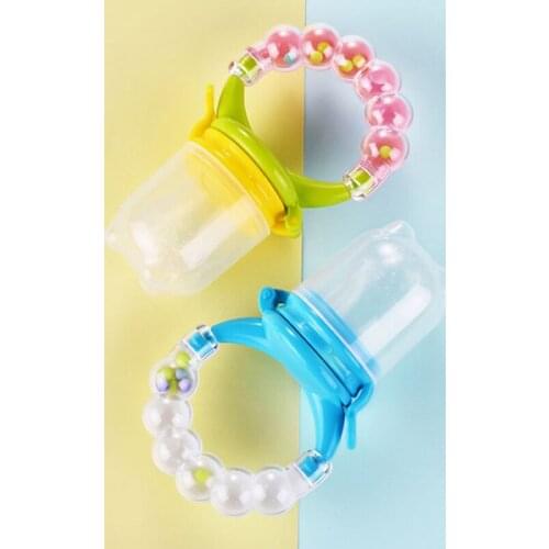 1Pcs Fresh Food Nibbler Baby Pacifiers Feeder Kids Fruit Feeder Nipples Feeding Safe Baby Supplies Nipple Teat Pacifier Bottles