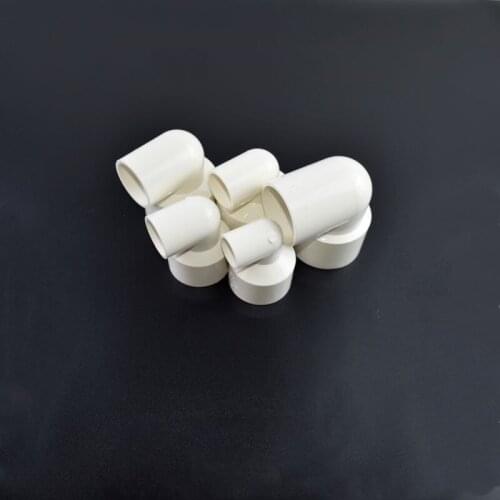 2-10Pcs 50mm To 20mm PVC Reducing Elbow Joints Aquarium Fish Tank Fitting Agricultural Irrigation Garden Water Pipe Connectors