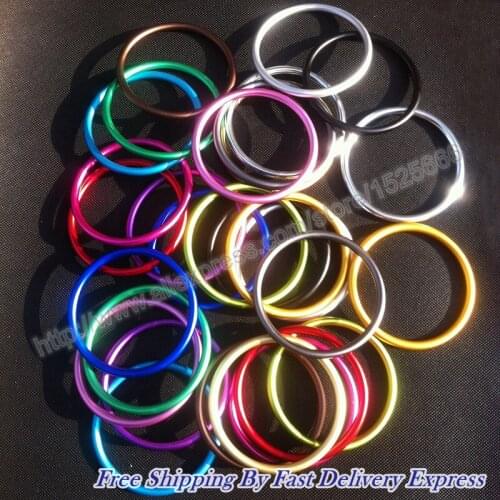 Free Shipping 3inch 100pcs/50pairs Top quality fashionable adjustable baby aluminum sling ring