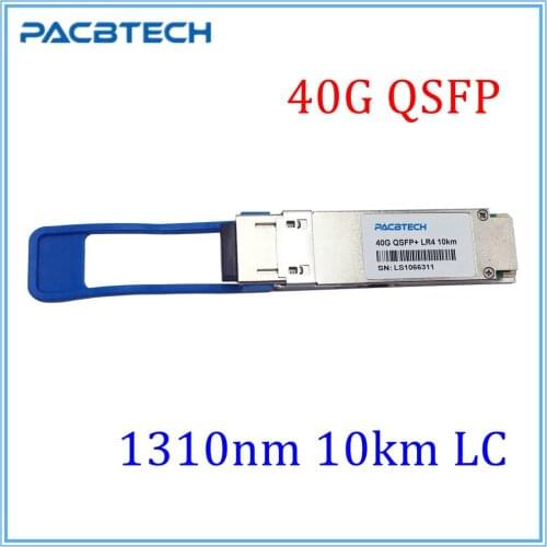 40Gbp/s QSFP LR4 1310nm SMF 10KM module with DDM LC/UPC
