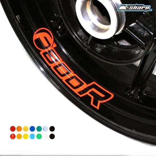 8 X custon inner rim decals wheel reflective sign Stickers stripes FIT BMW F800R