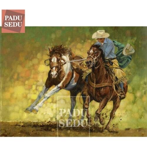 5d Diy Diamond Painting Horses Running Diamond Embroidery Horse Crystal Full Set Square Animals Cross Stitch Kit Decoration Home
