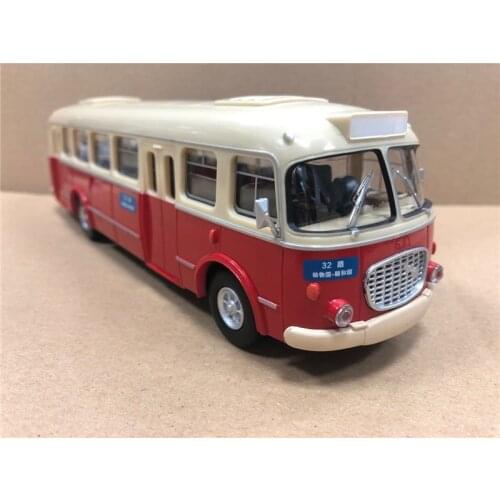 High simulation 1:43 Skoda 706 RTO plastic bus model,childrens educational sliding toy,classic bus toy,free shipping