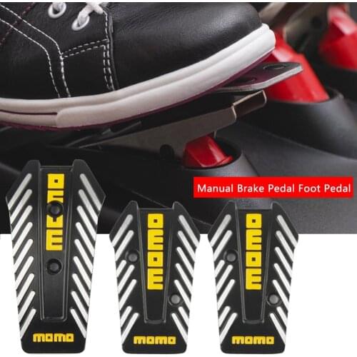 3PCS/Set Car Accelerator Clutch Pedal Cover Of Brake Pedal Universal Non Slip Car Racing Pedals Manual Brake Foot Pedals