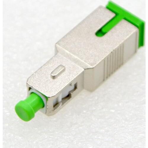 1pcs NEW Optic Fiber Connector SC/APC Female-SC/APC Male SM-9/125 Fiber Optic Adapter Flange Coupler Free Shipping To Brazil