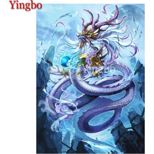 DIY 5D Diamond Painting Dragon Cartoon Full Drill Square Round Handmade Gift Diamond Mosaic Animal Cross Stitch Kit Boy Gift