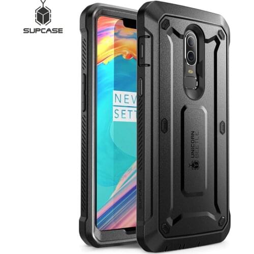SUPCASE For OnePlus 6 Case UB Pro Full-Body Rugged Holster Protective Cover with Built-in Screen Protector For One Plus 6 Cover