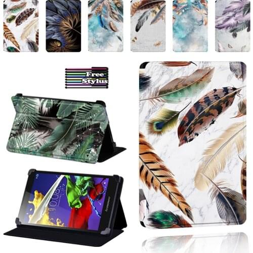 Tablet Case Universal for Lenovo Tab 2 A7/ A8/ A10-70/ Tab 3 / Tab 4 Tablet Anti-fall Foldable Protective Case
