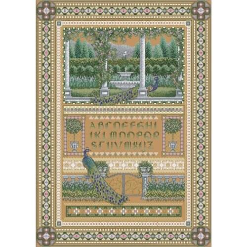United Kingdom garden patterns Counted Cross Stitch 11CT 14CT DIY Cross Stitch Kits Embroidery Needlework Sets home decor