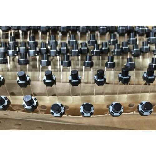 [VK] ORIGINAL Imported Japan high temperature long life touch switch button switch 6*6*7MM 2 feet