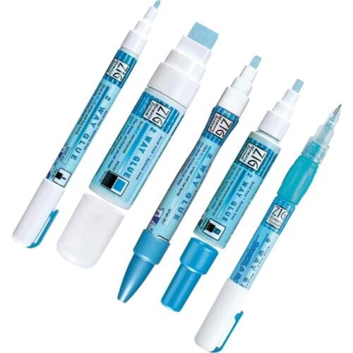 Japan Stationery ZIG Environmental Protection Coloured Glue Pen Adhesives DIY Hand Work Art Marker Glue Pens for School Supply