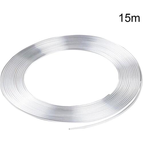 Factory Supply 15m Car Chromed Trim Strip Long Chrome Car Door Edge Guard Molding Trim Protectors Strip 49FT Silver