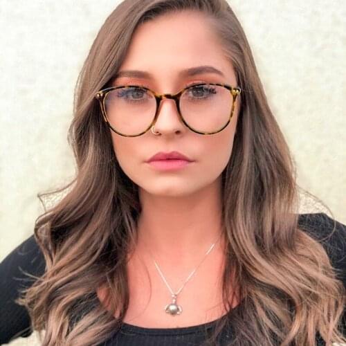 2020 Women Cat Eye Glasses Frames Anti-blue light Optical EyeGlasses Fashion Metal Frame Prescription Eyewear Computer Glasses