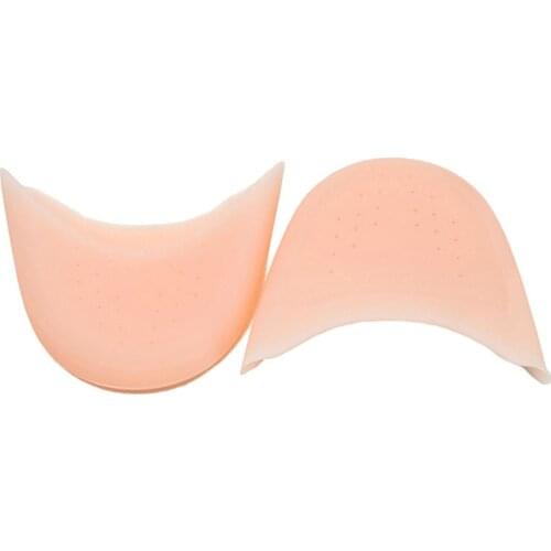 1 Pair Silicone Gel Toe Caps Soft Ballet Pointe Dance Athlete Shoe Pads Breathable Universal Pads For Girls Women Foot Care