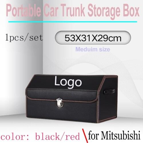 1pcs/set Auto Folding Car Rear Storage Box Multipurpose Collapsible Cover for Lancer Pajero Outlander Eclipse L200 ASX Gal