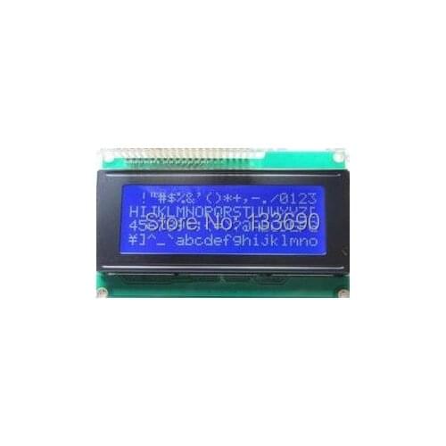 5pcs/lot LCD 2004 20x4 Character LCD Display Module HD44780 Controller blue screen backlight