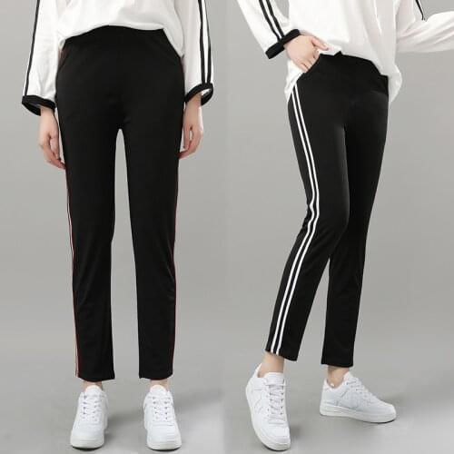 5xl Autumn Winter Leggings Fashion Solid Pants Warm Pencil Pants Casual Black High Waist Leggings Motion Trouser Pantalon Femme