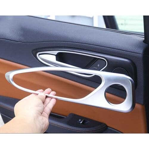 Car IDoor Handler Bowl, Speaker Grill Cover Sticker Tirm For Alfa Romeo Giulia 2017-2021 Car Styling
