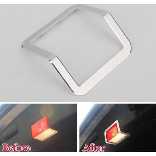 Car Rear Trunk Tail Light Cover Lamp Trim Frame Decoration For Benz C E-Class GLK GLC ML GL 2012-2015 Car Styling