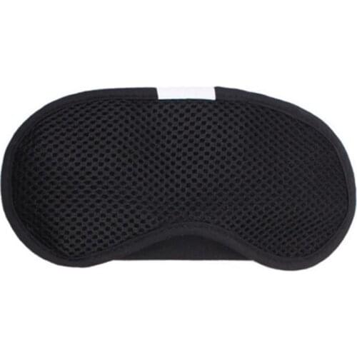 Black Sleeping Mask Eye Cover Bandage Bamboo Charcoal Breathable Adjustable Blindfold Eyepatch Headband Night Mask For Sleep