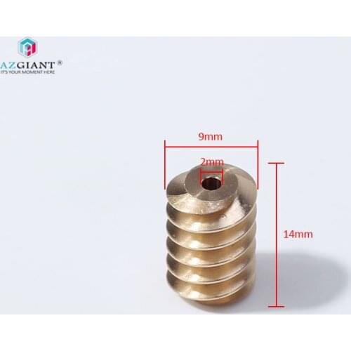 AZGIANT 9*14*2mm worm gear for BENZ ESL/ELV Steering Lock Motor 212, 204, 207 E series and C series Lock Actuator Motor CW