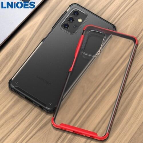 For Samsung A32 Case A32 5G Silicone PC Mixed Frosted Transparent Case Shockproof Armor for Samsung Galaxy A32 Case