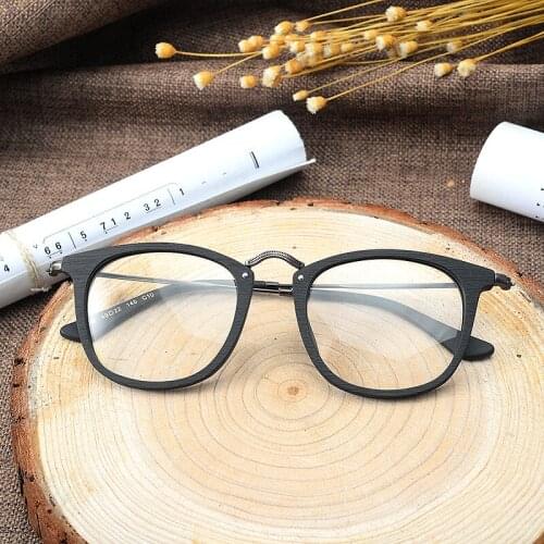 AZB 2021 Round Wood Optical Lenses Glasses Frame Men Myopia Women Prescription Glasses Accessories Eyeglasses Oculos De Grau