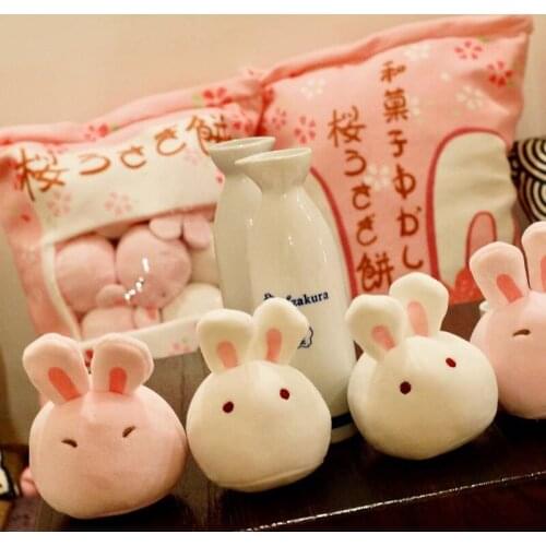Kawaii Bunny Plush Toys Plush Animal Doll Cushions Baby Kids Girls Children Birthday Gifts Cute Home Furnishing Room Decoration