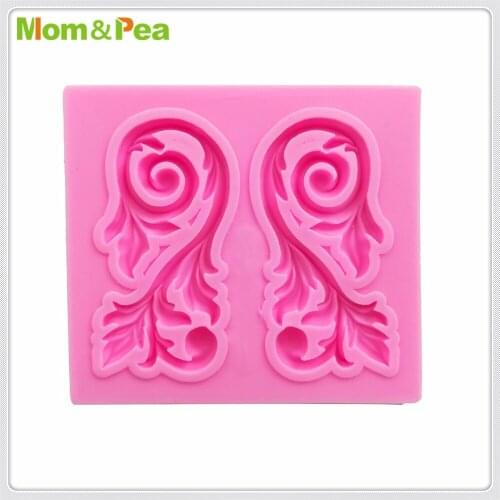 Mom&Pea MPA1917 Deco Shaped Silicone Mold Cake Decoration Fondant Cake 3D Mold Food Grade