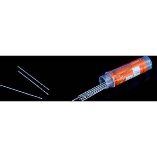 Multifunction 10 Pcs Tiny Micro HSS 0.8mm Straight Shank Twist Drilling Bit