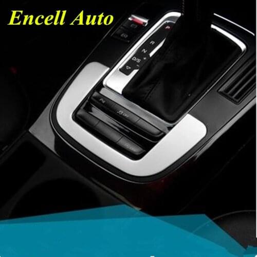 New Stainless Steel Chrome Center Console Gear Shift Box Panel Strip Trim for Audi A4 A5 Q5 2009 2010 2011 2012 2013 2014 2015