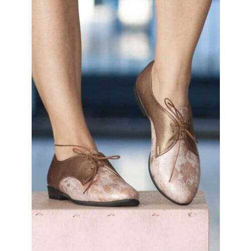 Of early spring of 2019 new products with lower side with lace-up casual single shoe 43 female 40 - single shoes