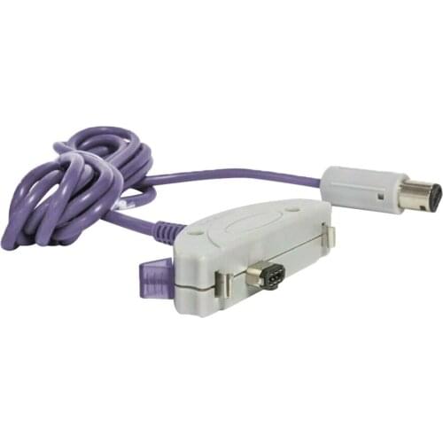 Link Cable Adapter for GameBoy Advance to for Gamecube 1.8m Purple
