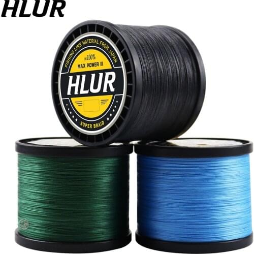 HLUR 300 Meters 4 Strands 12-83LB Braided Fishing Line PE Multilament Braid Lines wire Smoother Floating Line