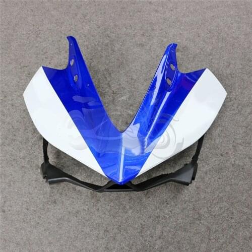Fit for YZF-R3 YZF-R25 2013 - 2018 Motorcycle Front Upper Fairing Headlight Cowl Nose YZF R3 R25 2014 2015 2016 2017
