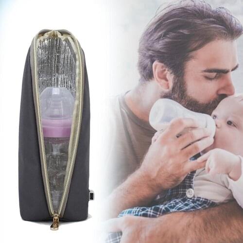 Portable USB Baby Bottle Warmer Travel Milk Warmer Infant Feeding Bottle Thermostat Food Warm Cover Outdoor Insulation Heater