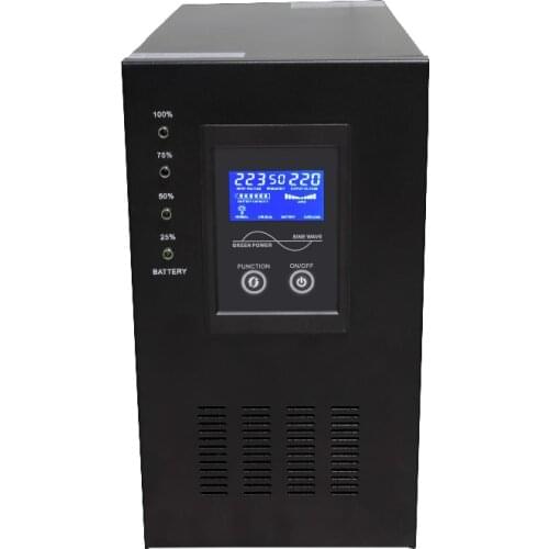 Industrial Level 3000VA 24V 220V Pure Sine Wave low frequency Line Interactive UPS Inverter