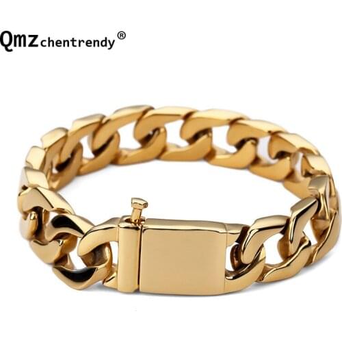Qmzchentrendy Golden Bracelets