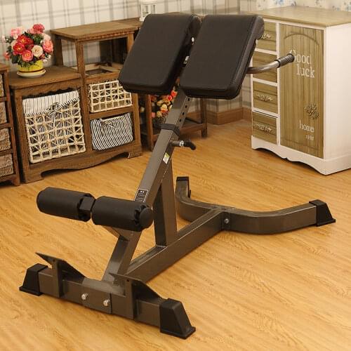 V602 Cushion Height 8 Gear Adjustment Fitness Chair Folding Roman Chair Bench Indoor Multifunctional Waist Exercise Equipment