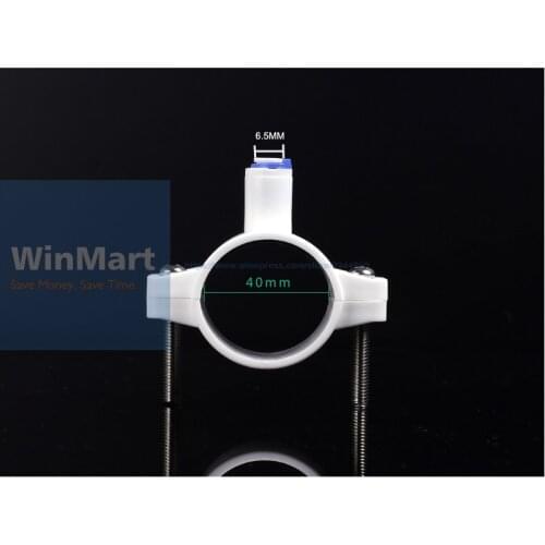 1 PC 1/4 6.5MM 40MM ID RO system Drain Clamp Clips Drinking water Waste clip filter
