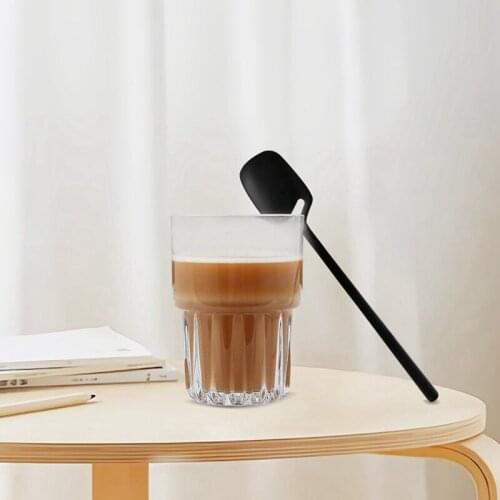 1PCS Stainless Steel Coffee Scoop Dessert Spoon Cooking Mixing Stirrer Salad Fork Tableware Kitchen Accessories