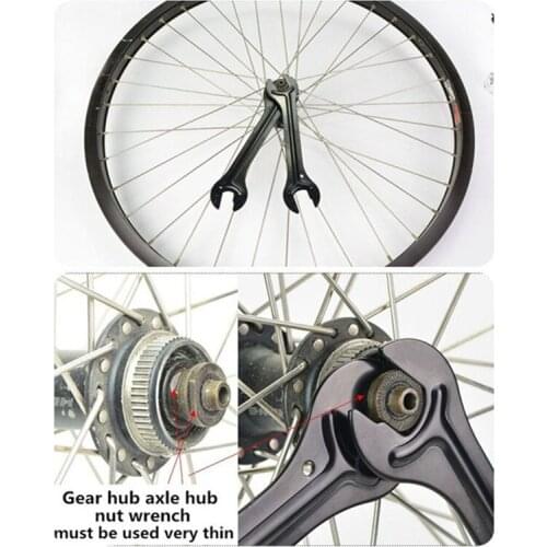 1pc Bicycle Repair Tool Portable Bike Head Open End Axle Hub Cone Wrench Spanner Cycling Accesories 13/14/15/16mm