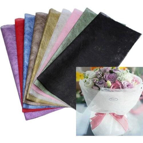 10sheet Flowers DIY Craft Decor Packaging Silk Paper Wedding Party Valentines Day Bouquet Gift Box Wrapping Paper Materials