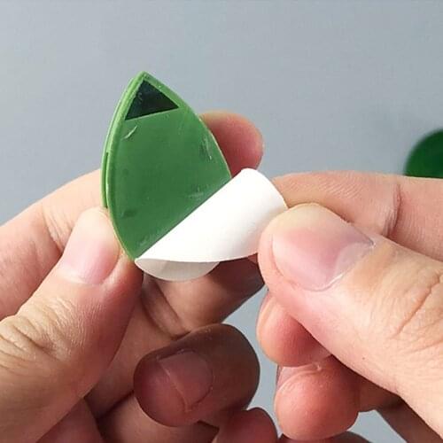 10pcs Plant Fixture Clip Creative Leaf Shaped Plant Climbing Wall Self-Adhesive Fastener Tied Fixture Garden Vine Buckle Hook