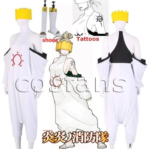 Anime Enn Enn No Shouboutai Haumea Cosplay Costume Jumpsuit Fire Force Haumea Cosplay Costumes for Halloween Christmas Party