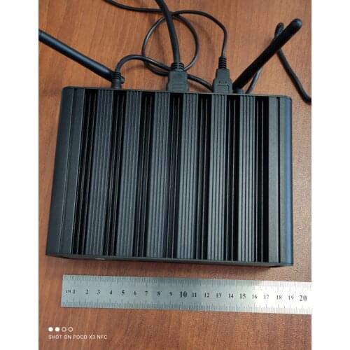 Core i7 rose gold 4K dual display computer mini pc