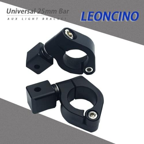 For Aprilia Tuono V4 1100 benelli leoncino 500 tnt 125 25mm Bar Universal Motorcycle Headlight Aux Fog Light Lamp Bracket