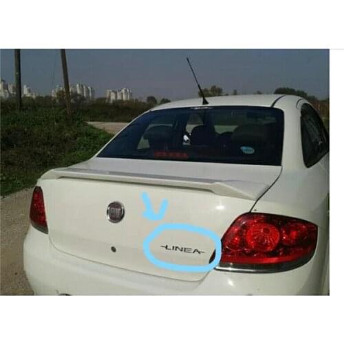 For Fiat LINEA Rear Luggage Hood LINEA Write Rigging Logo Emblem Badge 51767266